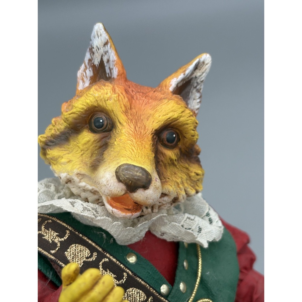 Sir Red Fox Londonshire by Possible Dreams Resin Figurine Papier Mâché VTG 1991 - Picture 11 of 16